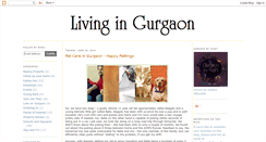 Desktop Screenshot of livingingurgaon.com